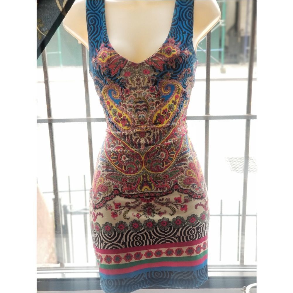 Colorful bebe dress  - Picture 2 of 8